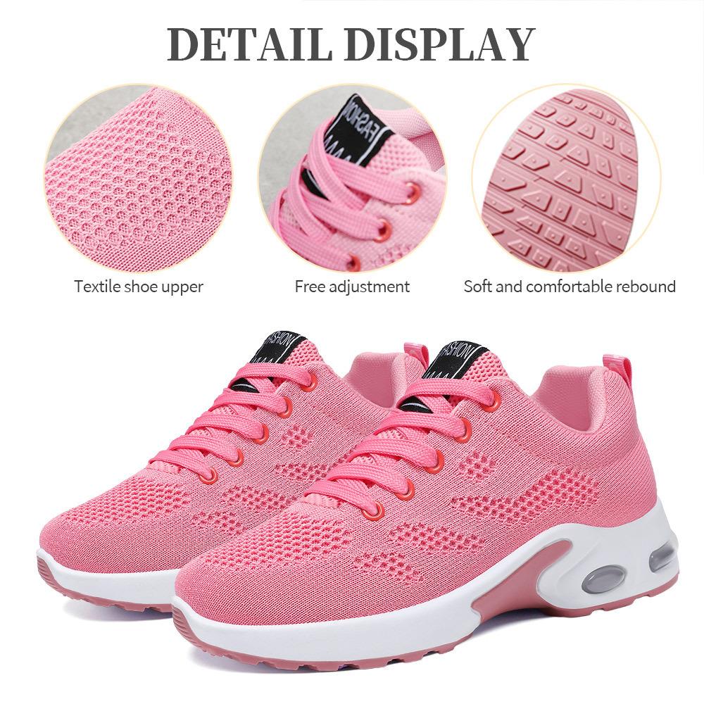 Женская обувь мягкая подошва не устают ноги, летние туфли на платформе в повседневном стиле, спортивная обувь с воздушной подушкой большого размера, удобная обувь для ходьбы