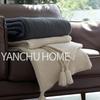Nordic Tassel Knitted Wool Blanket - Office, Sofa, or Leisure Use