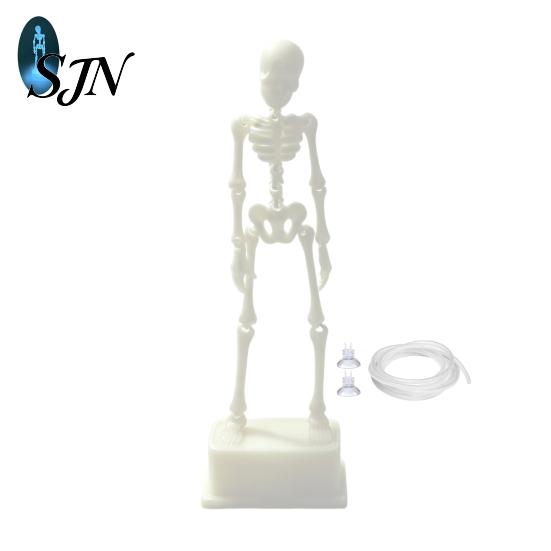 Halloween Aquarium Decorations Dancing Skeleton Bubbler, Air Bubbler with 1m Moving Hose, Fish Tank for Decoration Unique