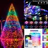 Умный USB Bluetooth App Control LED гирлянда водонепроницаемая наружная гирлянда для вечеринки, рождественской елки, свадебного декора
