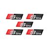 2026 2/5/10Pcs Car RS Sline Badge Steering Wheel Sticker Accessories for Audi Sline C7 A1 Q2 Q3 A4 B7 B8 B9 A3 8P 8V 8L A5 A6 C6 C5