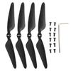 2 Pair Drone Propeller for SJRC F11S Drone Quadcopter Replacement Parts Accessories Black