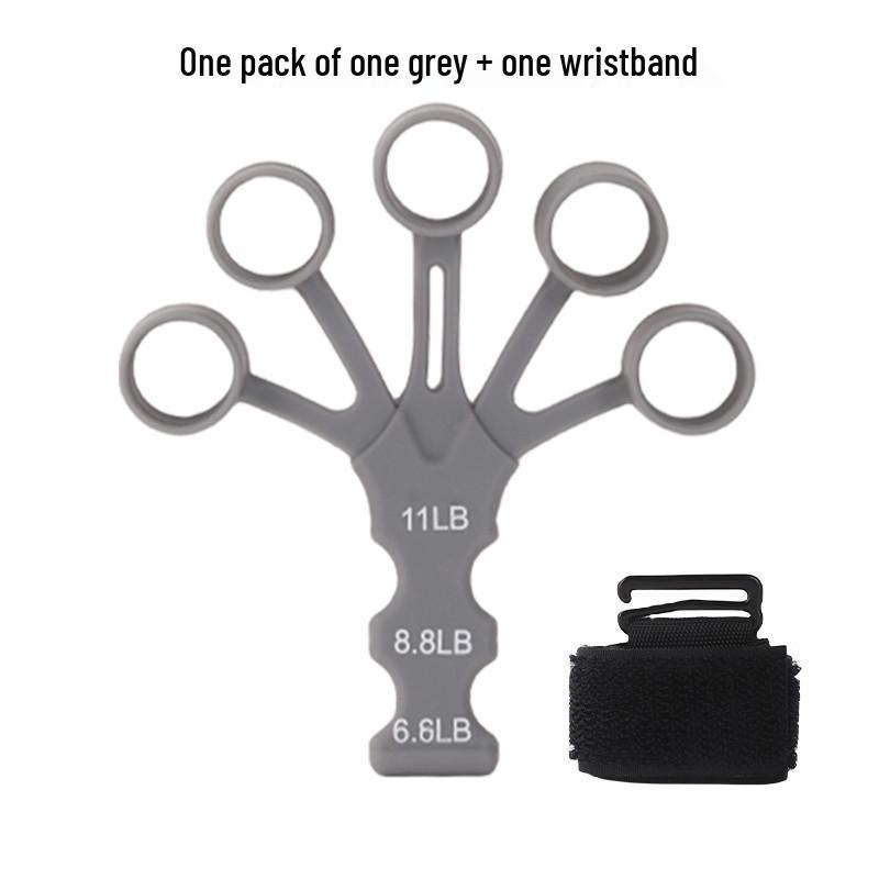 Силиконовый тренажер для пальцев: 5-пальцевый тренажер для гибкости и захвата с венами для реабилитации и упражнений для запястья