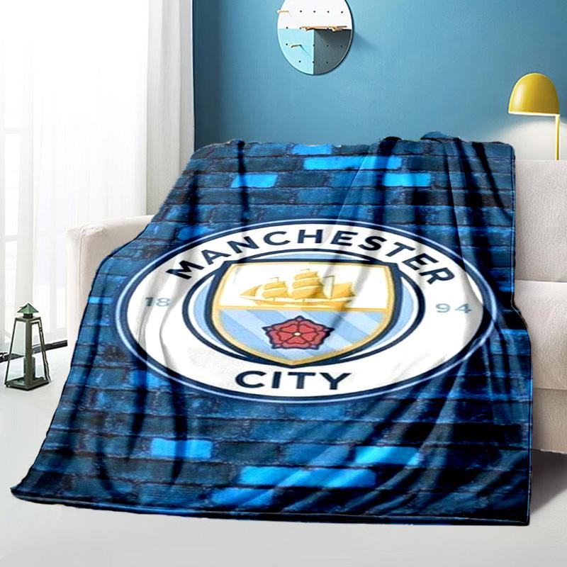 City Football Club Printed Throws Blanket Soft Flannel Blankets for Couch Bed Gifts for Men Women Picnic blanket Christmas gifts