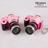 DSLR Camera Keychain with LED Light and Sound - Creative Keyring Pendant Gift