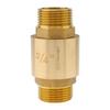 3/4inch NPT Male Thread Brass Check Valve for Well / Pump / Tank, Backflow Preventer, One Way Horizontal Check Valve for Water Control