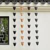 Aluminum Copper Alloy Acorn Rain Chain Outdoor Garden Rainwater Tool Management