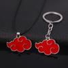 Japanese Anime Akatsuki Organization Red Cloud Metal Unisex Pendant Necklace