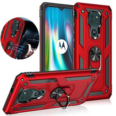 Для Motorola Moto G9 Play G9 Plus чехол-подставка с магнитным автомобильным кольцом противоударный бронированный чехол для Moto G9 Power задняя крышка