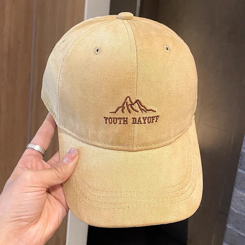 Mountain baseball cap children show their faces small spring summer fashion couple sun hat increase head circumference hard top cap men
