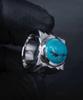 Josilver Signature Square Ring (Jumbo) - Turquoise