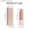 Detachable Bottom Press Liquid Foundation Matte Control Oil Full Coverage Non-removable Waterproof Face Base Makeup