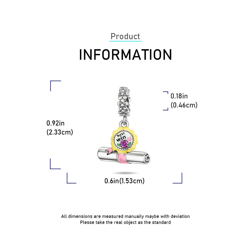 Copper Back To School Season Backpack Laptop Earbuds Pendant Fit Original Charms Bracelets Women Diy Jewelry Gift