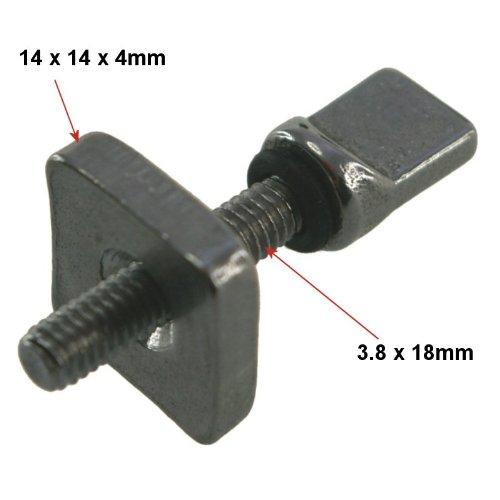 SaruSURF 12см Центральный плавник, Мягкий, 4,6" для лонгбордов, SUP-досок, надувных SUP-досок и падлбордов AIR7 (Винты в комплекте, Дымчато-черный)