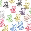 20 Pcs/set Colorful Metal Paper Clips Animal Bookmark Clips for Office School Supplies Cute Kawaii Stationery Gift