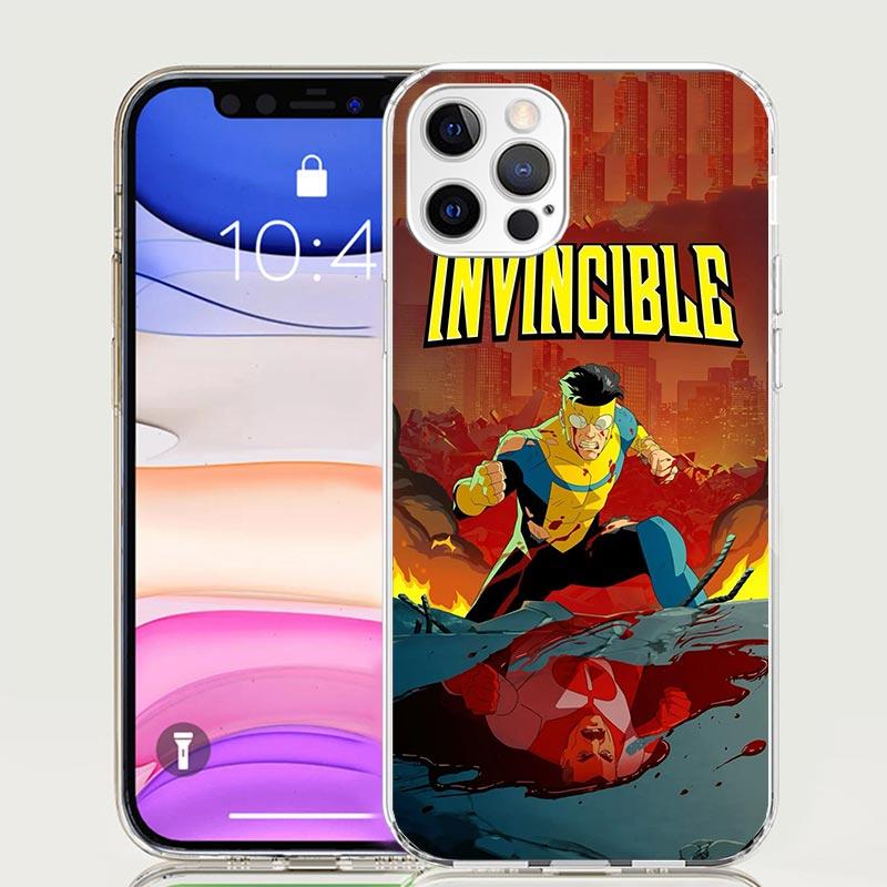 Крутой чехол I-Invincible для iPhone 17 Air 16 15 Plus 11 14 Pro Max 13 Mini 12 7 8 + SE Узорное искусство Индивидуальный чехол 17 Air
