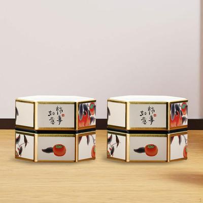 Свободные банки для чая, банки для контейнеров, портативные контейнеры для хранения в китайском стиле, кухня, 2 шт.