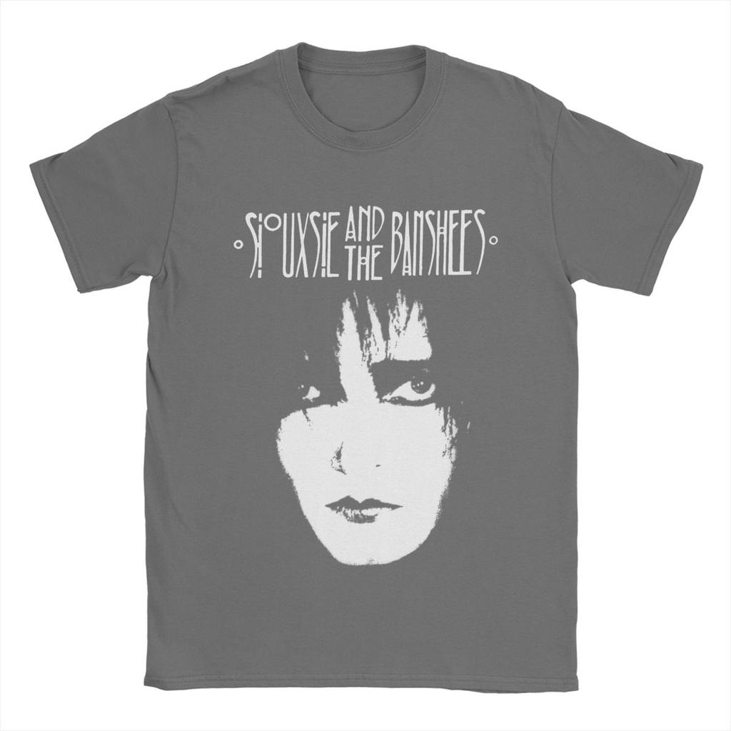 Мужские футболки Siouxsie And The Banshees, топы из чистого хлопка Siouxsie Sioux, новинка, футболки с коротким рукавом и круглым вырезом, летние футболки
