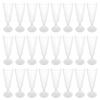 40pcs 150ml Disposable Cocktail Goblets Martini Glasses Unbreakable Plastic Champagne Drinks Wine Flutes Party Bar Cups