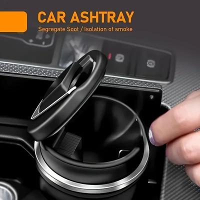 Портативная пепельница-стакан для автомобиля с подсветкой, съемная, открывающаяся одним касанием, держатель для пепельницы, автомобильная пепельница для BMW