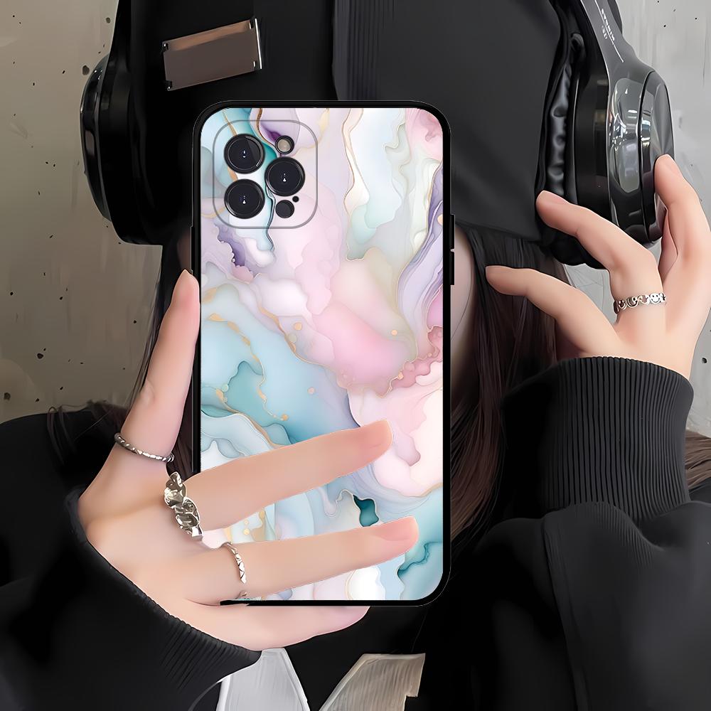 Мраморный Арт Чехол для Телефона Для IPhone 16 15 14 11 12 13 Mini Pro XS Max Чехол 6 7 8 Plus X Funda Оболочка