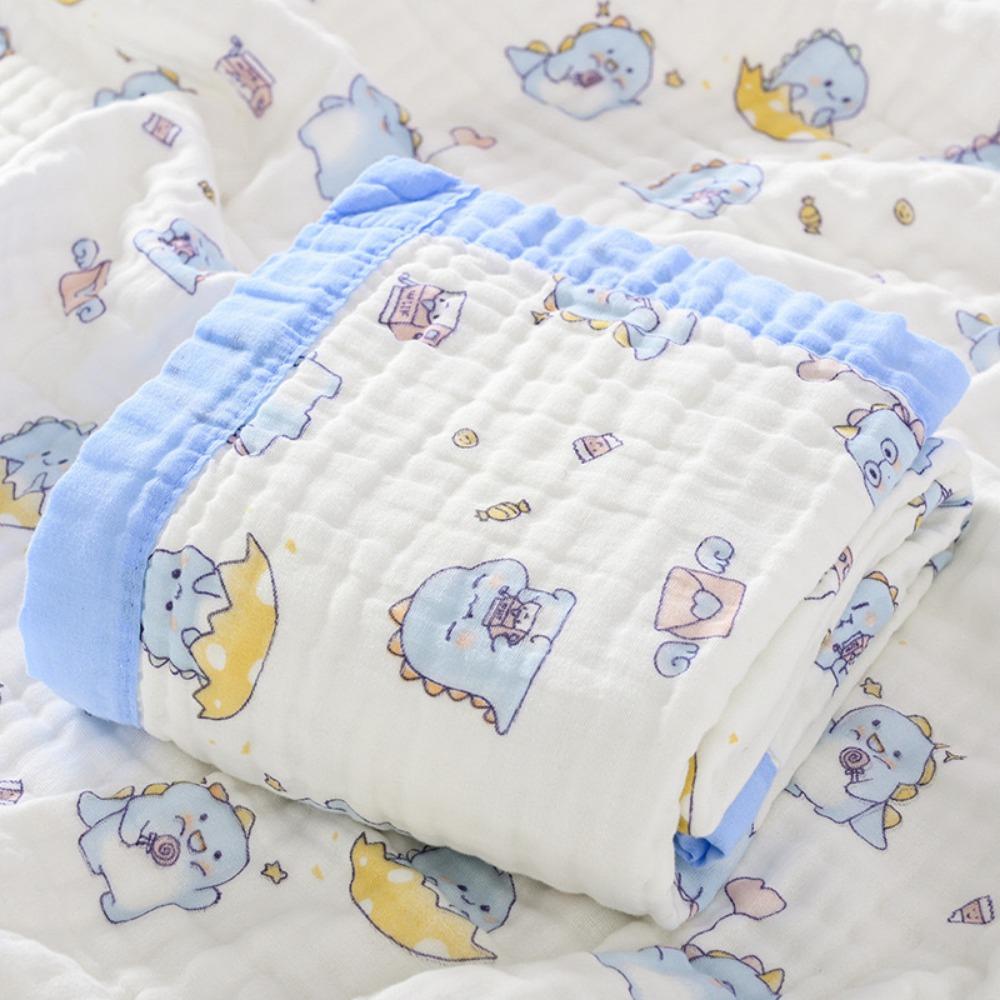 Baby Pure Cotton Class A Soft and Breathable Six-layer Integrated Children's Bath Towel Kindergarten Small Quilt