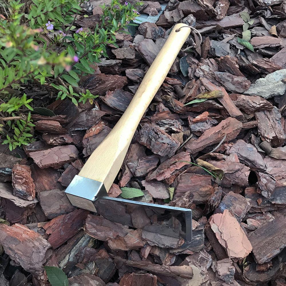 Silver Grubbing Hoe Detachable Mini Grub Hoe Durable Forged Hoe