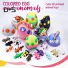 Яйцо дракона с мини-животными, 3D-печатные шарнирные фигурки животных внутри яйца, карманная игрушка для питомца, игрушка для детей, подарок, пасхальная корзина, наполнители