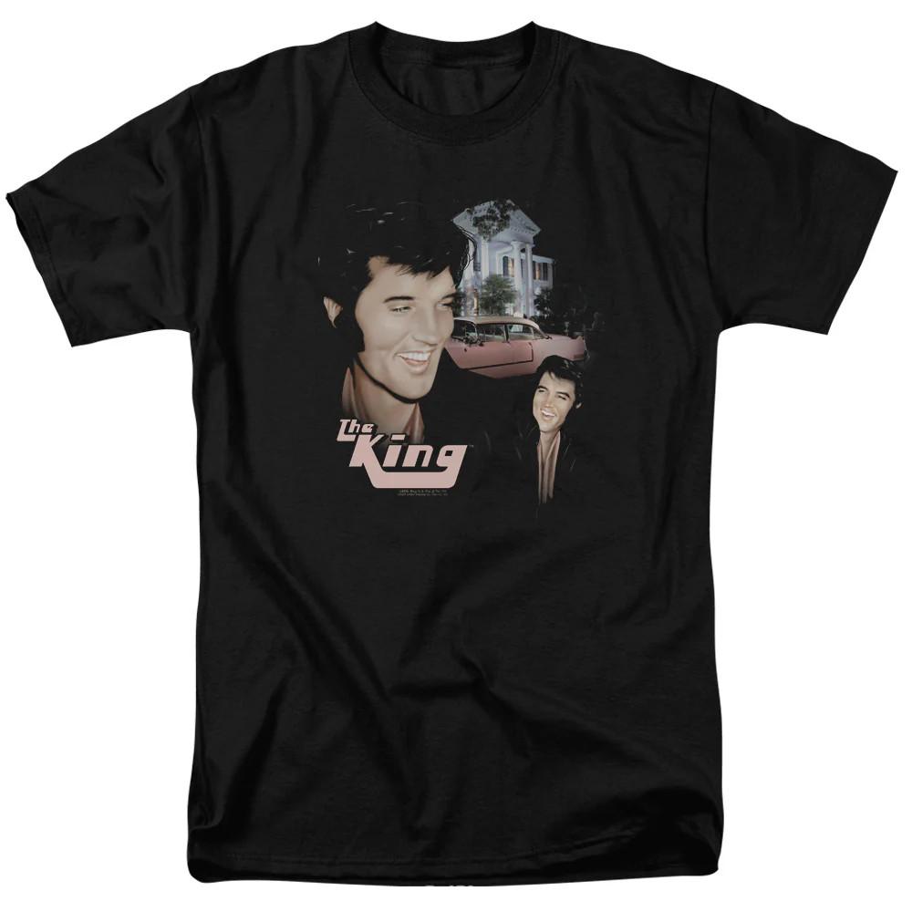 Elvis Presley Home Sweet Home Mens T Shirt Black Officially Licensed