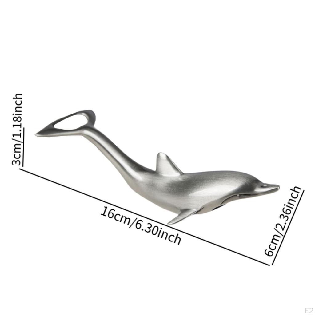 Открывалка для бутылок Dolphin, многоцелевая, простая в использовании, легкая, с пробкой, может использоваться для