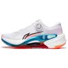 Li Ning Lijun 7 Pro Shock Absorbing Breathable Rebound Low Top Running Shoes Women Running Shoes White Blue Orange ARZT002-3