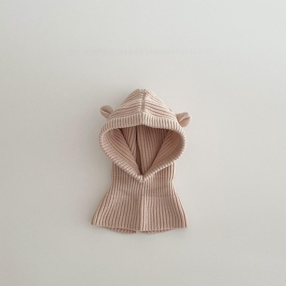 Windproof Ear Protection Hat Cute Big Eyes Plush Infant Knitted Cap Beanie Hat  Autumn and Winter