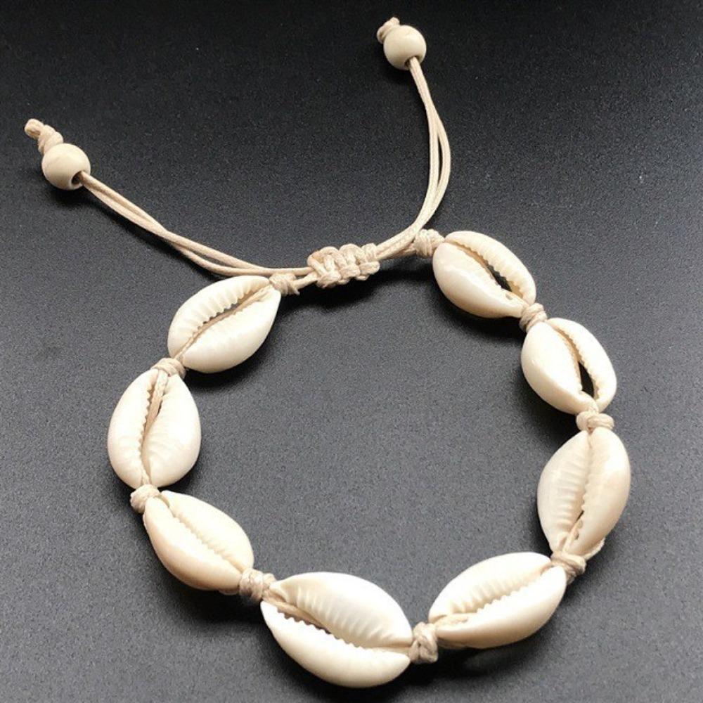 Hand Woven Beach Ankle Chains Starfish Ankle  Accessories Fashion Shell Shaped Anklets  Man