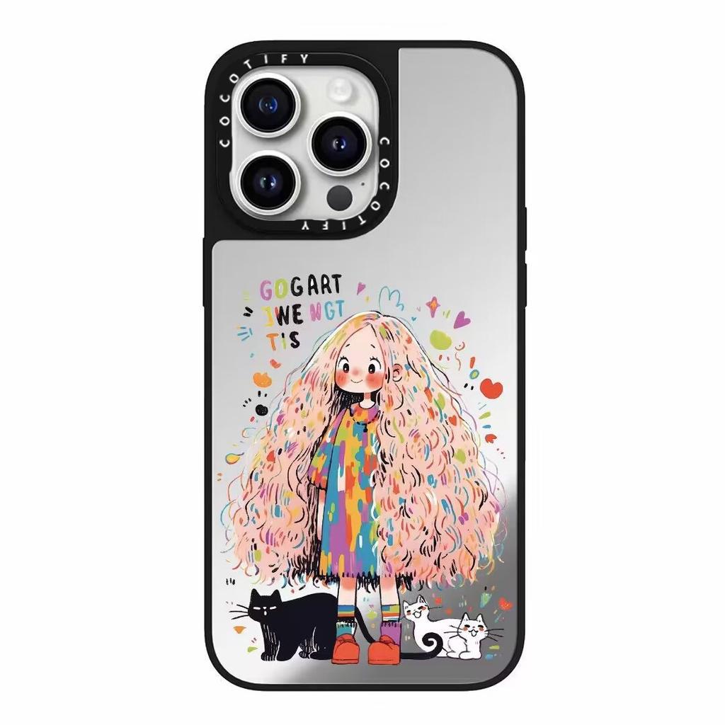 Чехол 'Королева' для Apple 16promax для IPhone15plus/14/13/12 Высококлассный 'Девочка' 11