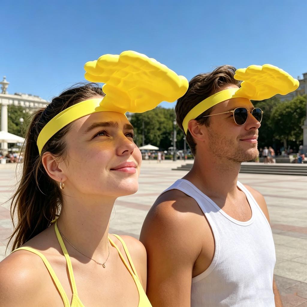 3D-печатная игрушка в форме руки, забавная, креативный желтый головной убор-рука для розыгрышей, вечеринок По. Уникальный прикол в качестве подарка для взрослых