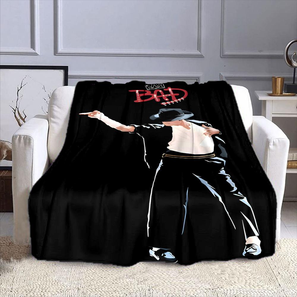 "Dance Silhouette with 'Bad' Design" Patterned flannel blanket perfect for the bedroom living room, sofa, or a little nap