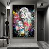 Graffiti Art Beautiful Sexy Woman Art Print Pop Art Poster Sexy Character Canvas Painting Mural Home Decoration Painting No Frame