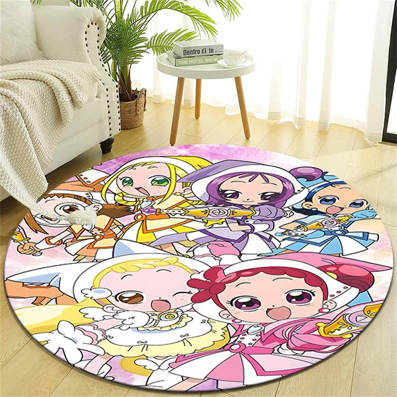 1pc DoReMi2 Design Printed Area Round Carpet for Bedroom Living Room Home Decor Rugs Mat Non Slip Mat Rug for Bedside