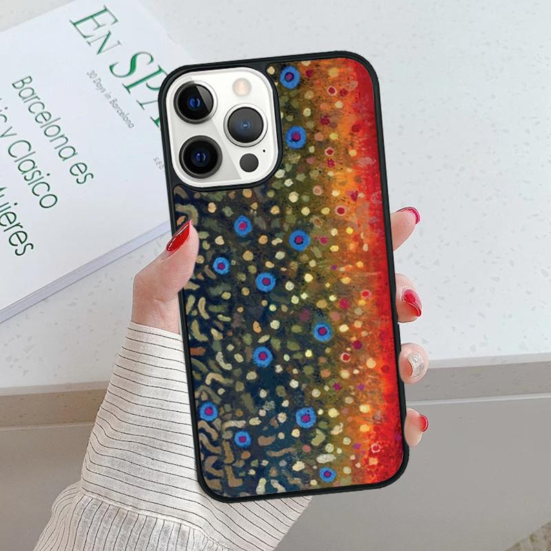 Чехол для телефона Fly Fishing Brown Trout Для iPhone 17 Air 15 16 16e 14 13 Pro Max Coque 12 11 Pro Max Для Apple PLUS fundas