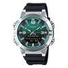 Analog Digital Combination Resin Strap Green Dial Quartz AMW-870A-3AV Men's Watch