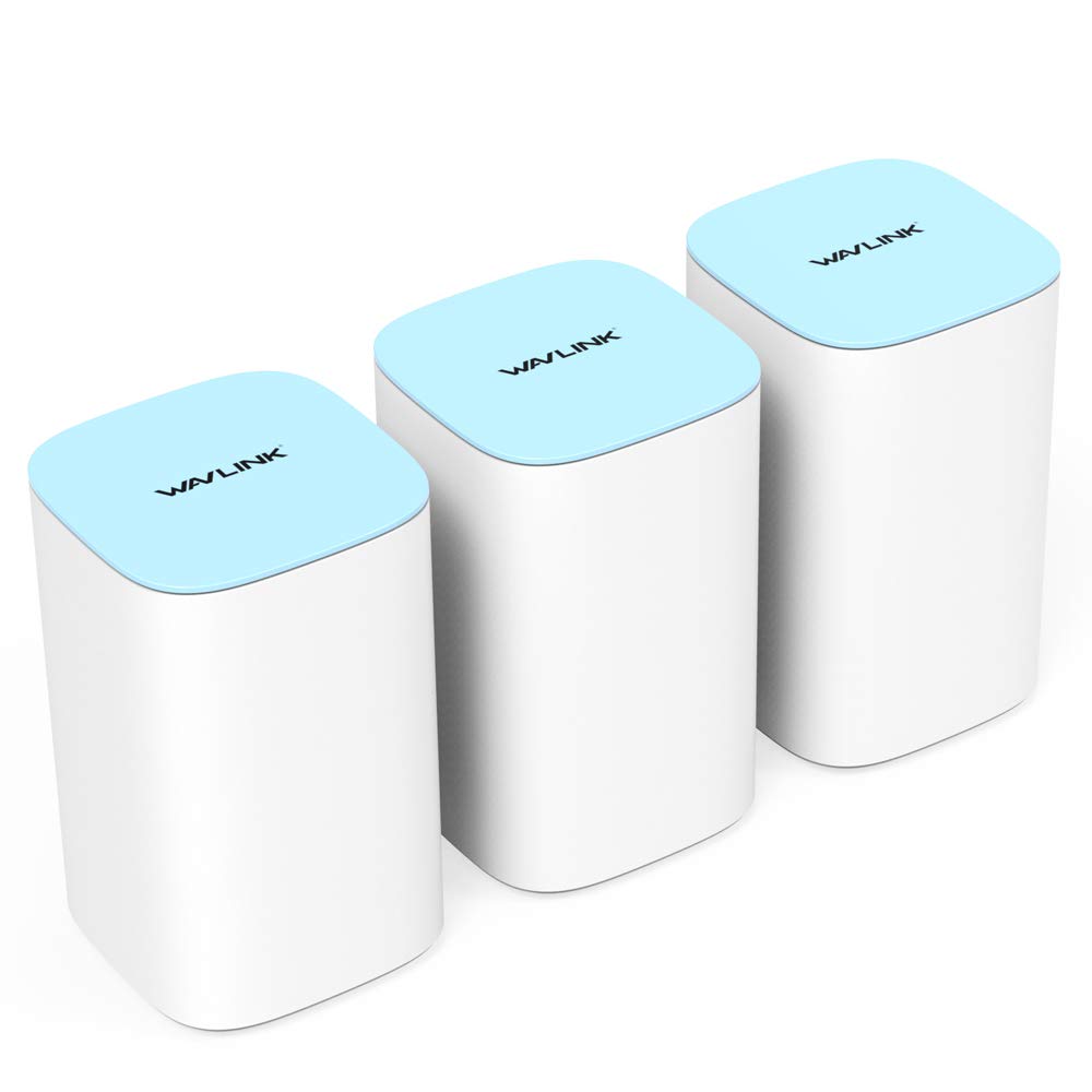 WAVLINK AC3000 Full Mesh WiFi WAVLINK Mesh WiFi Wireless LAN Router Gigabit Port 400Mbps and 5GHz867Mbps 1733Mbps Technology Supports Standards