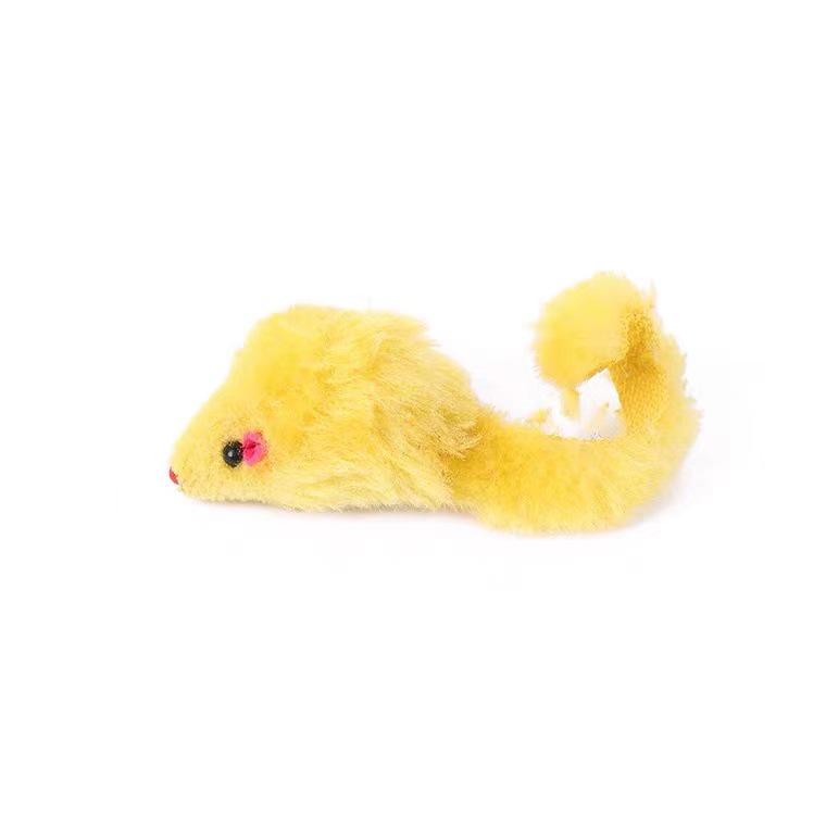 Interactive Squeaky Plush Mouse Toy for Cats - A Fun and Engaging Self-Entertainment Pet Toy