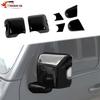 L+R Стороны Накладка на боковое зеркало заднего вида для Jeep Wrangler JL JT 18+ Черный