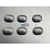 6pcs for Ford Focus edge Kuga Fiesta eco sport Door Stopper Small Cover Blocking Cover Black Cap