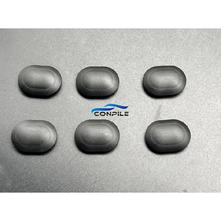 6pcs for Ford Focus edge Kuga Fiesta eco sport Door Stopper Small Cover Blocking Cover Black Cap