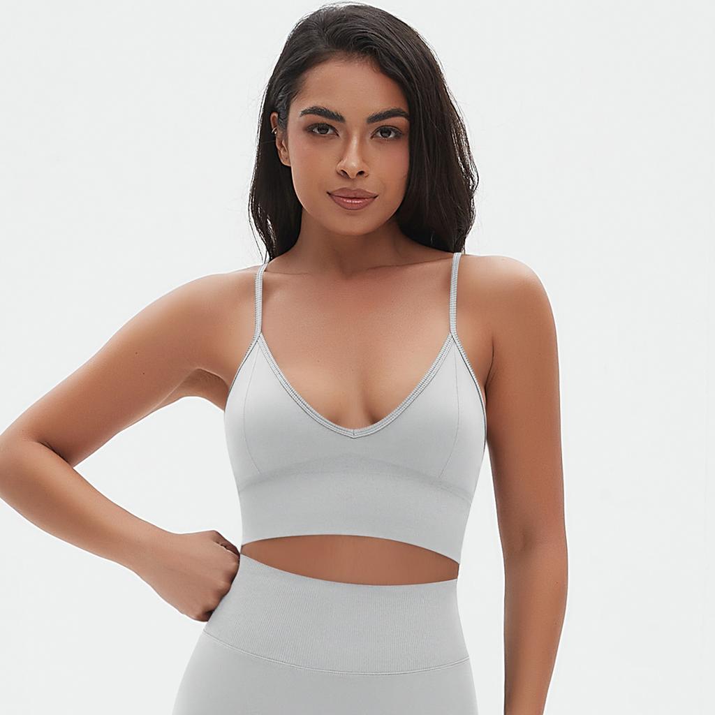 Auroth Женский быстросохнущий жилет для йоги с открытой спиной, нижнее белье для фитнеса, бесшовный спортивный топ для бега