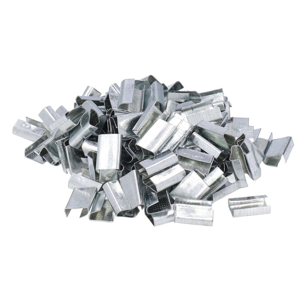 Металлическая пряжка для обвязки из оцинкованной стали, открывающиеся замки для пластиковой ПЭТ-ленты шириной 16 мм