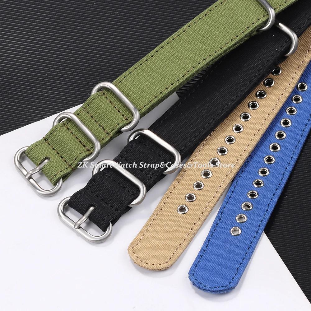 Ballistic Nylon Watchband for Omega Strap 18mm 20mm 22mm 24mm Army Sport Bracelet Belt Accessories Men&women Ring Buckle Bands