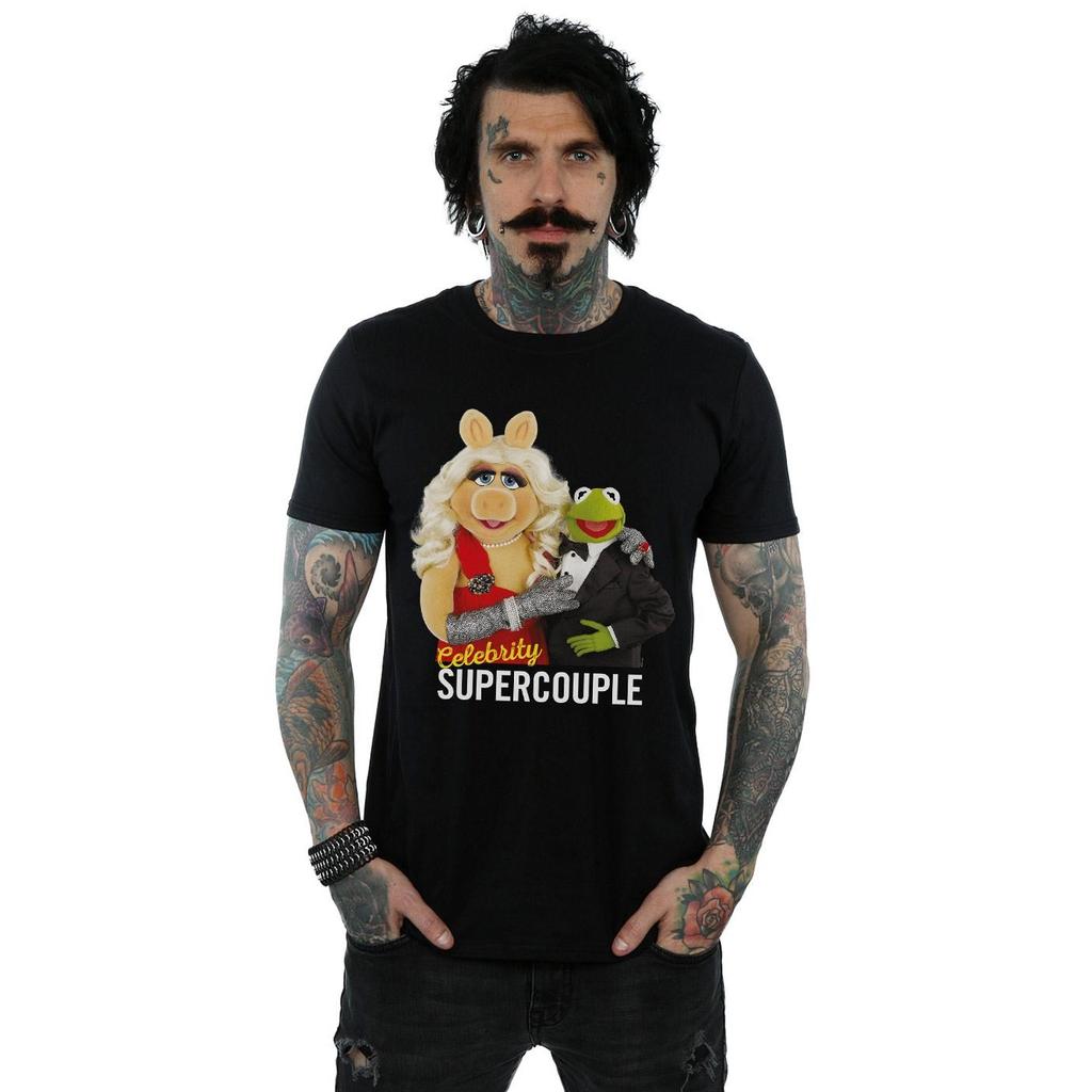 Disney Mens The Muppets Celebrity Supercouple T-Shirt