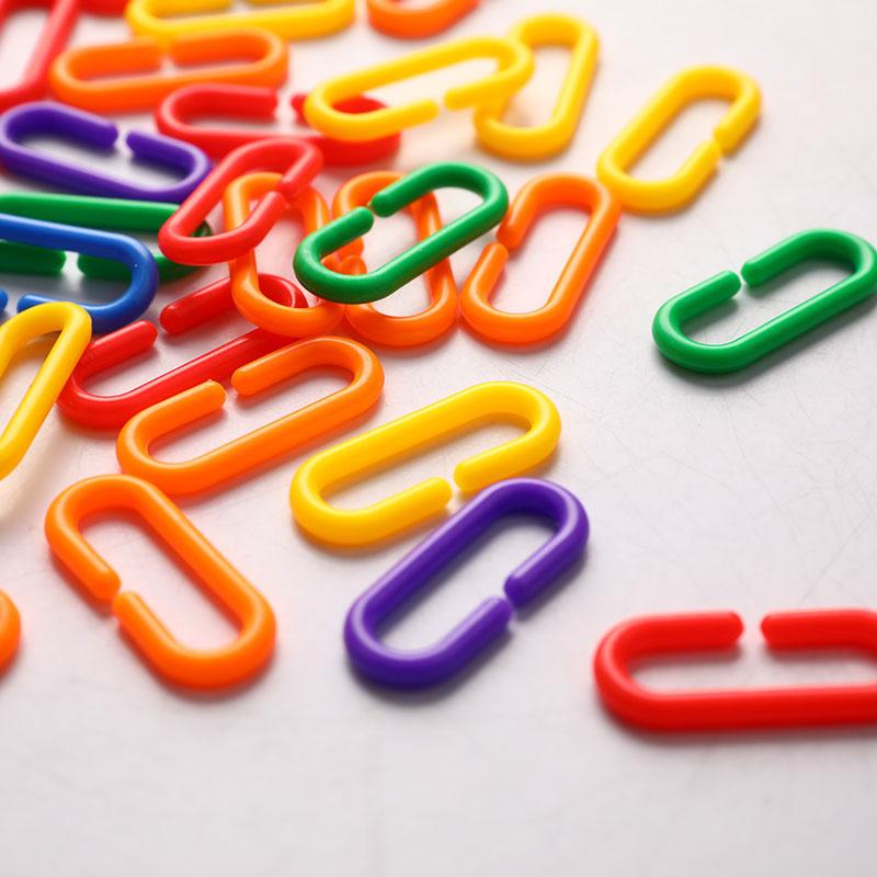 50 шт. игрушка-зажим для попугая C-Clip пластиковый крючок для африканских серых попугаев-конуре корелла